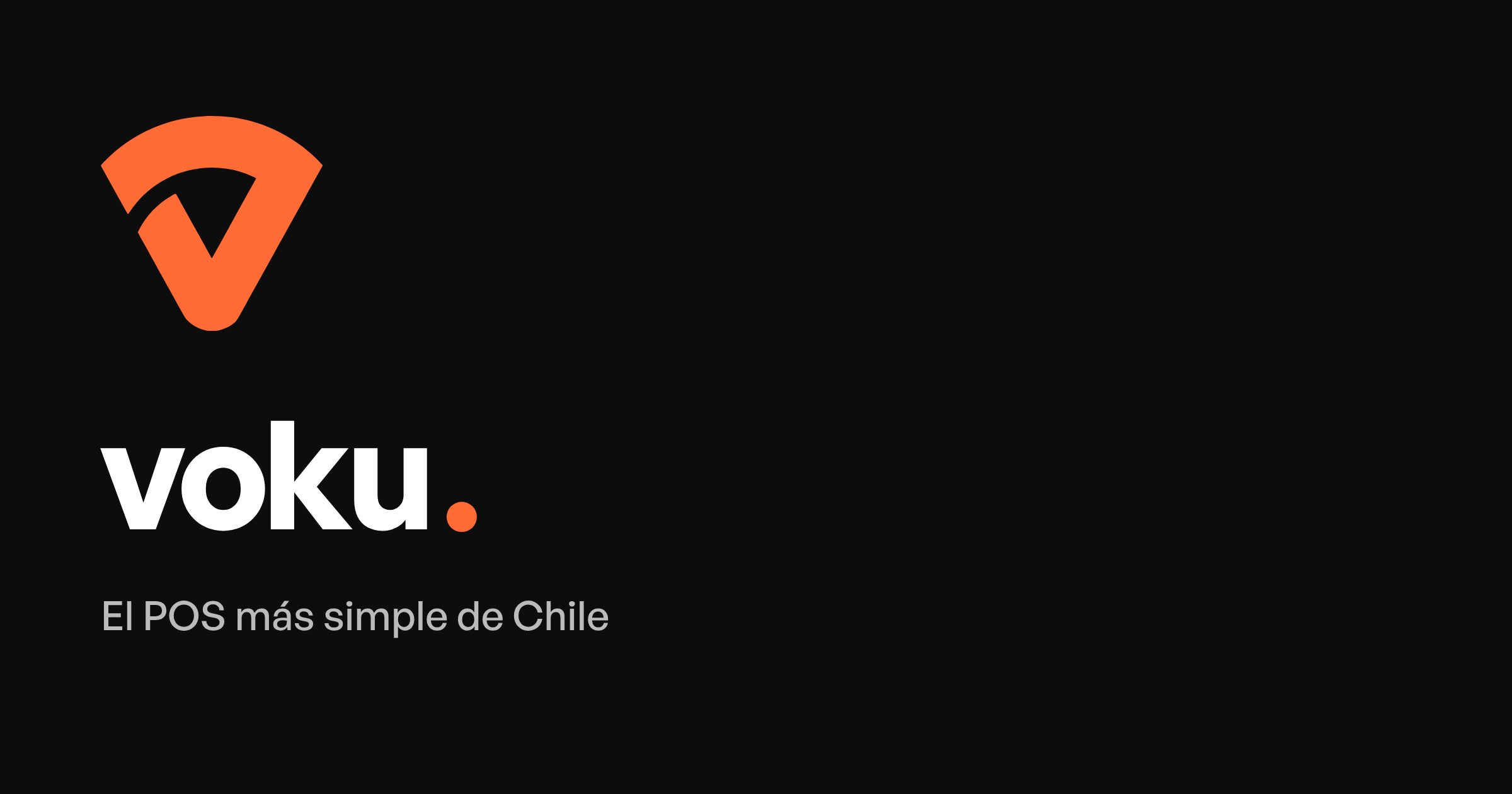 Voku social card: voku., El POS más simple de Chile